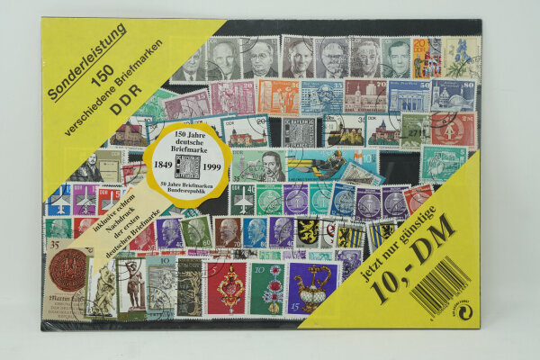 Briefmarken verschieden aus der DDR DM Stamps Sammlung Konvolut gestempelt