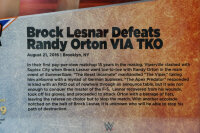 Brock Lesnar SummerSlam 2016 15 x 17 Framed Plaque w Ring Canvas