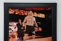 Brock Lesnar SummerSlam 2016 15 x 17 Framed Plaque w Ring Canvas