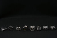 Konov Jewelry Ringe Herrenschmuck Handschmuck Gothik Punk...