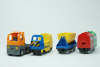 Lego Duplo XXL Eisenbahn Waggon Güterzug Bausteine...