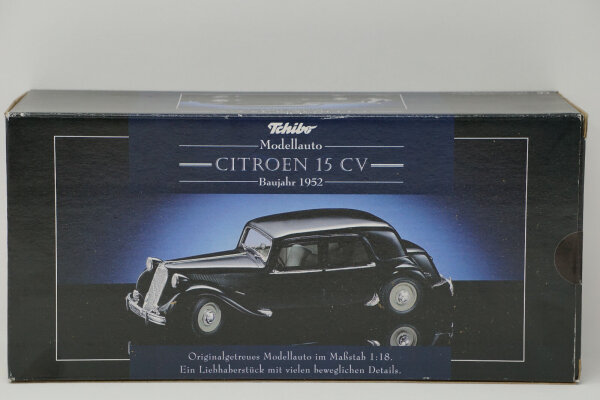 Maisto Modellauto Tschibo Citroen 15 CV 1952 1:18 Maßstab Gangster Limousine OVP