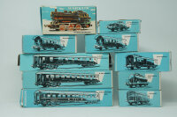 Märklin Konvolut - 9x Waggon - 1x Lok
