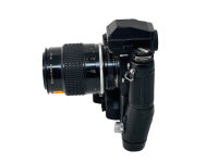 Nikon F3 HP mit MD-4 + Objektiv Nikon micro nikkor 105mm 1:4
