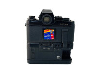 Nikon F3 HP mit MD-4 + Objektiv Nikon micro nikkor 105mm 1:4