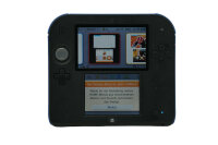 Nintendo 2DS Konsole Mario Kart 7 + 55 Spiele Konvolut Sammlung Bundle Schw/Blau