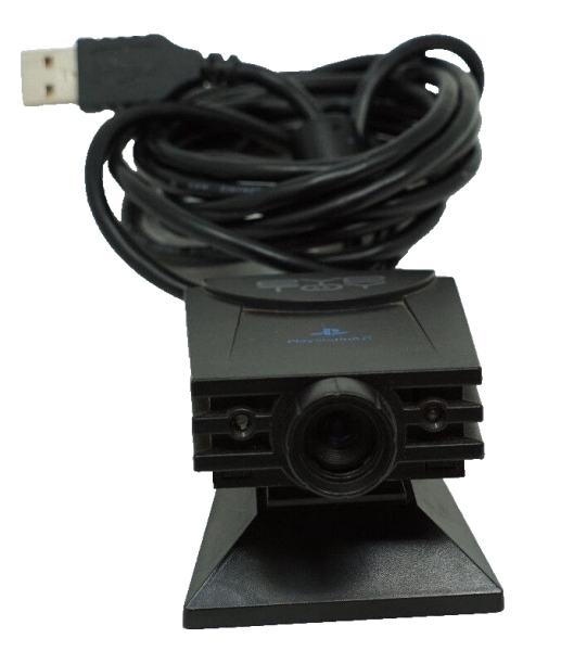 Original Sony Playstation PS2 EyeToy USB Kamera in Schwarz ohne OVP