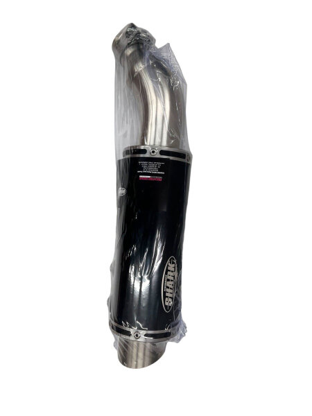 Shark Factory Slip on Auspuff (4-1) Aluminium Schwarz