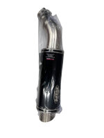 Shark Factory Slip on Auspuff (4-1) Aluminium Schwarz