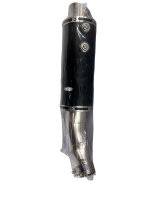 Shark Factory Slip on Auspuff (4-1) Aluminium Schwarz