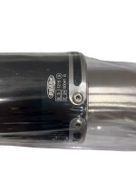 Shark Factory Slip on Auspuff (4-1) Aluminium Schwarz