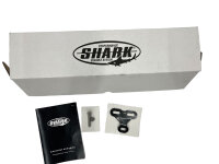 Shark Factory Slip on Auspuff (4-1) Aluminium Schwarz