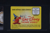 VHS Der König der Löwen Walt-Disney...