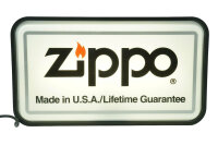 ZIPPO - Leuchtreklame Schild / Reklametafel /...