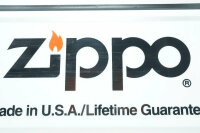 ZIPPO - Leuchtreklame Schild / Reklametafel / Leuchtschild / Deko / USA