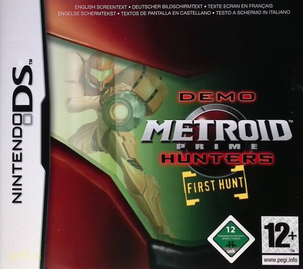 Demo Metroid Prime Hunters First Hunt / Nintendo DS + Handbuch*Top Zustand*