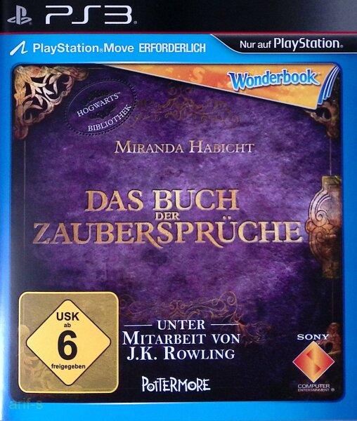 Wonderbook: Das Buch der Zaubersprüche (PS3) Playstation 3 + Handbuch