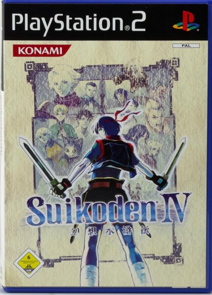Suikoden IV / Playstation 2 / PS 2 + Handbuch *Guter Zustand*