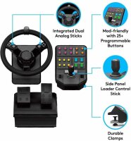 Logitech G Saitek Farm Sim Controller, Farming Simulator mit Steuerpult