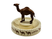 Seltener Camel-Aschenbecher_Werbung_60er/ 70er Jahre_Keramik_Metall