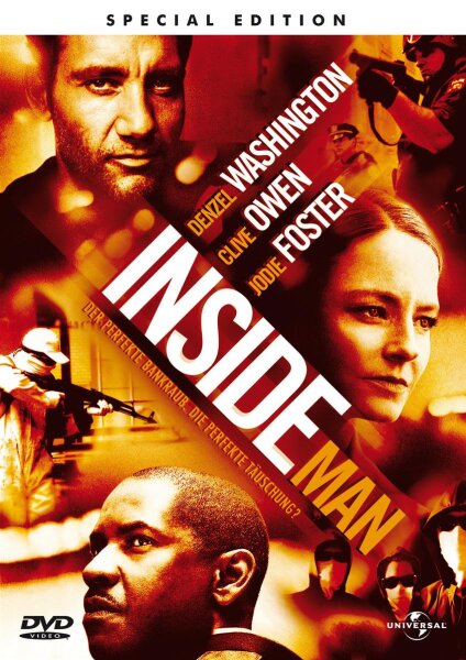 Inside Man - Special Edition / Denzel Washington / DVD - Nagelneu Versiegelt