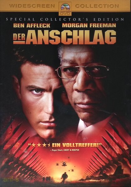 Der Anschlag – DVD mit Ben Affleck, Morgan Freeman - Top Zustand