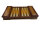 Vintage Franklin Mint Excalibur Backgammon Set / Metallprägung Spielfiguren 1988