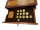 Vintage Franklin Mint Excalibur Backgammon Set / Metallprägung Spielfiguren 1988