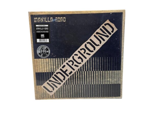 Underground - Manilla Road - Black Vinyl - LP - M (Mint) Brandneu