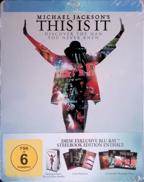 Michael Jacksons This Is It / Steelbook Edition / Blu-Ray / Brandneu