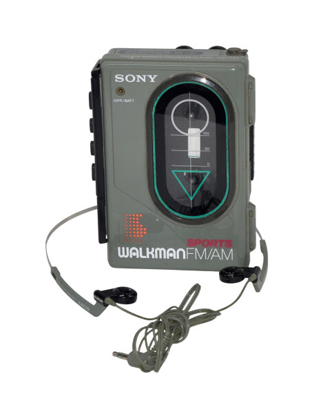 Sony WM-F35 Sports Walkman Grün Vintage RADIO FM AM CASSETTE PLAYER