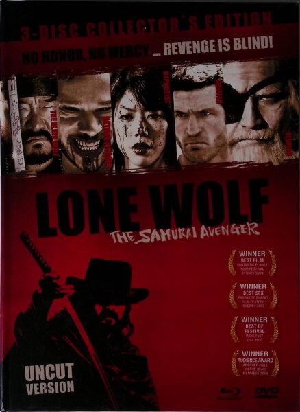 Lone Wolf - The Samurai Avenger / Mediabook / Blu-ray + DVD / 3 Discs / Limited