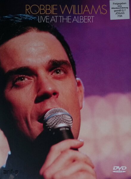 Robbie Williams "LIVE At The Royal Albert Hall" London 2001 - DVD Swing-Konzert