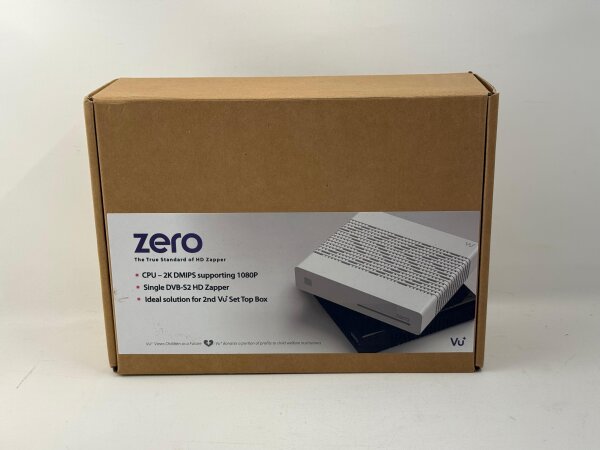 VU+ ZERO WE 1x DVB-S2 Linux Receiver Full HD 1080p (white)