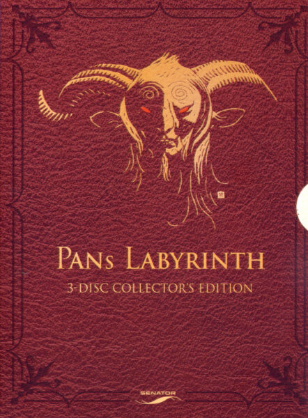 Pans Labyrinth 3-Disc DVD Collectors Edition Box Guillermo Del Toro Gothic - Top Zustand