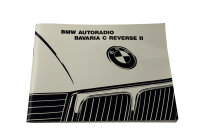 BMW Bavaria C Reverse II Autoradio Kassette Vintage Retro + Handbuch + Code