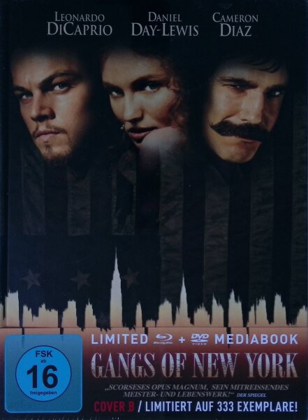 Gangs of New York / Limited Mediabook Edition/Cover B/Blu-ray + DVD - Nagelneu