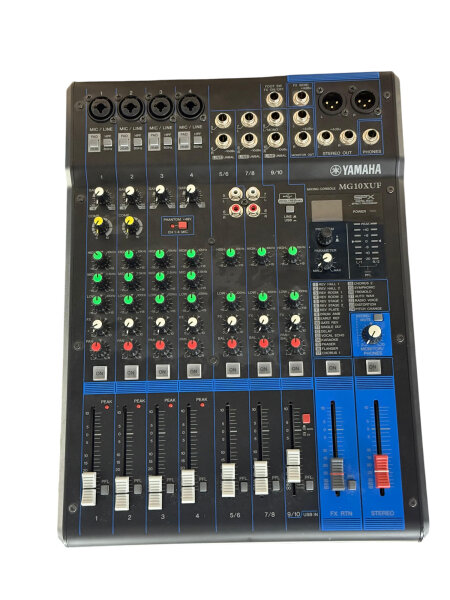 Yamaha MG10XUF Mischpult mit Effekt USB Channel Netzteil Mixer Preamp Processor