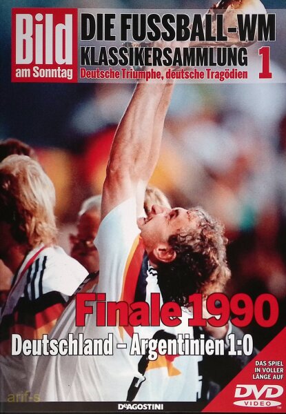 Fußball Wm Finale 1990 Deutschland - Argentinien 1:0 / DVD - Top Zustand
