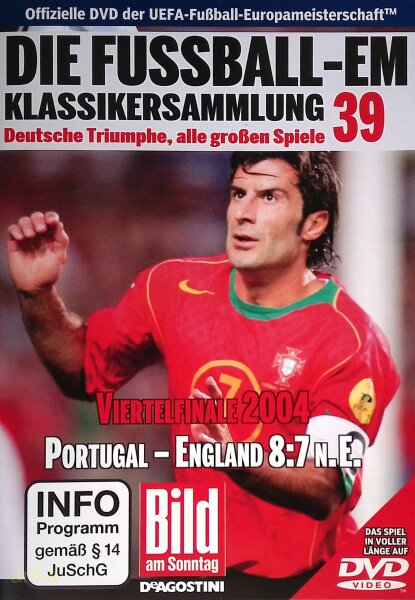 39 EM Klassiker DVD 2004 Portugal - England 8:7 n.E. | RAR Top-Spiel - Top Zustand