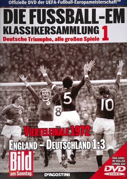 Die Fussball-EM England - Deutschland Viertelfinale 1972 DVD - Top Zustand