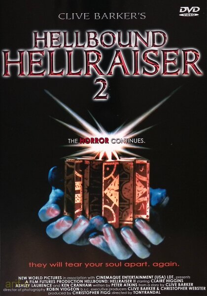Clive Barker´s / Hellbound Hellraiser 2 - Deutsche Tonspur / DVD - Top Zustand