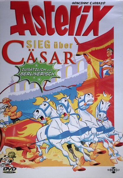 Asterix - Sieg über Cäsar - zusätzlich auf Berlinerisch / DVD - Guter Zustand