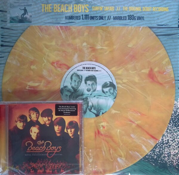 The Beach Boys/Limited Edition. Yellow-Vinyl, LP + Musik CD - M (Mint) Brandneu