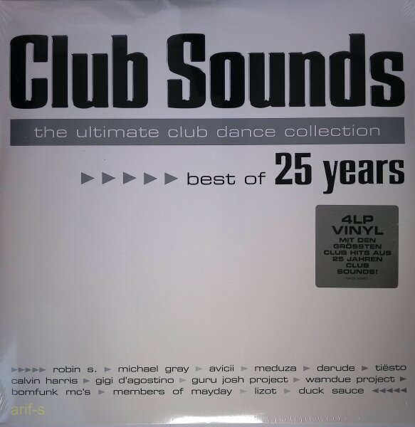Various - Club Sounds - Best Of 25 Years - 4x Vinyl, LP - M (Mint) Brandneu