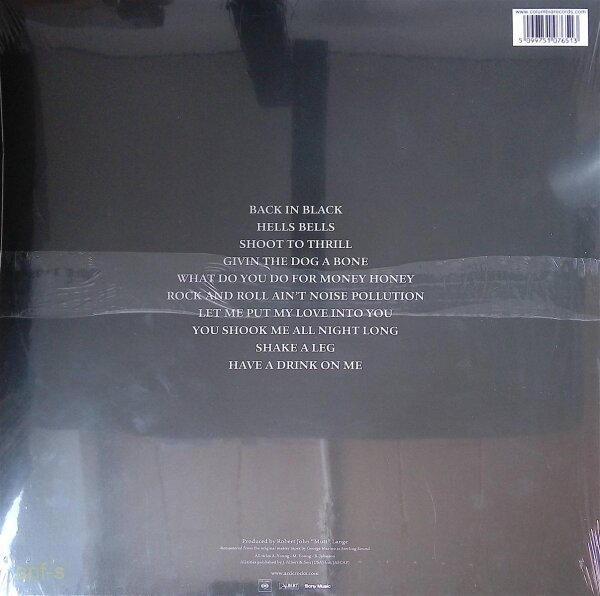AC/DC – Back in Black - Vinyl, LP - M (Mint) Brandneu