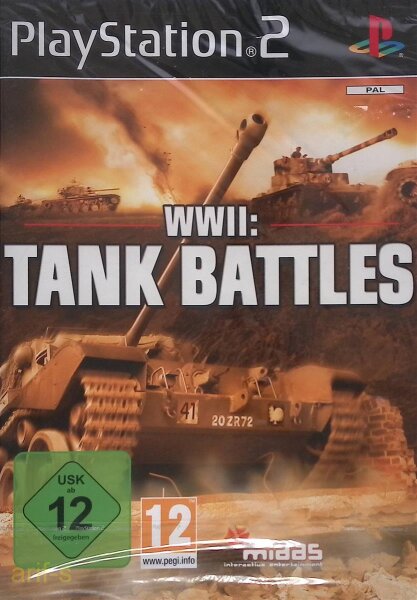 World War 2 - Tank Battles / Playstation 2 /PS2+Handbuch - Nagelneu / Versiegelt