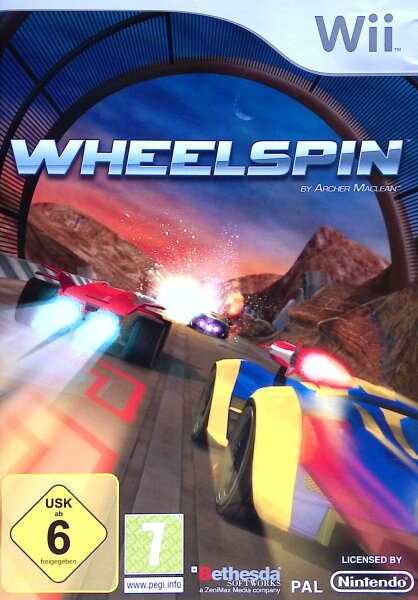 Wheelspin / Nintendo Wii / Wii U + Handbuch - Top Zustand