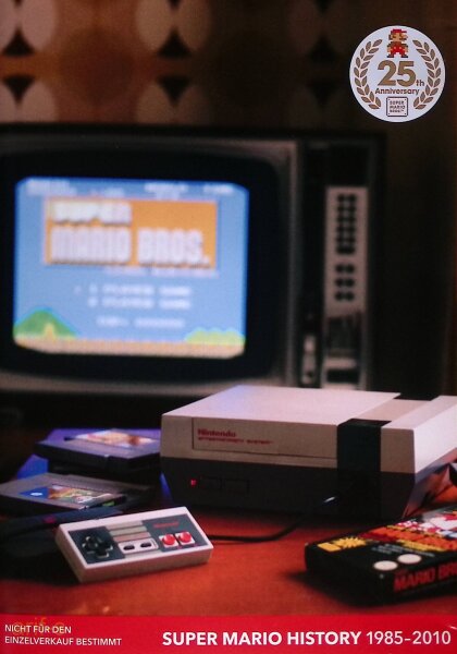 Super Mario History 1985 - 2010 - Soundtrack CD & Begleitheft / Wii / TopZustand