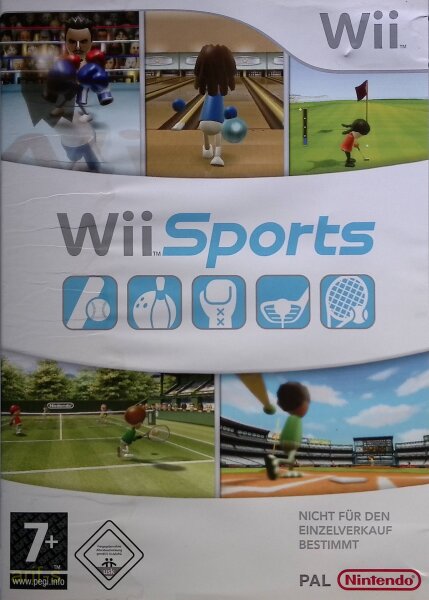 Wii Sports / Nintendo Wii / Wii U + Handbuch - Guter Zustand